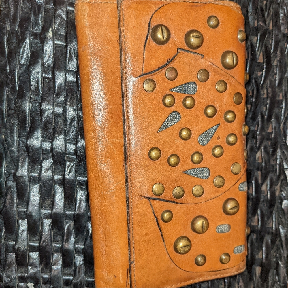Patricia Nash Studded Tri-fold wallet